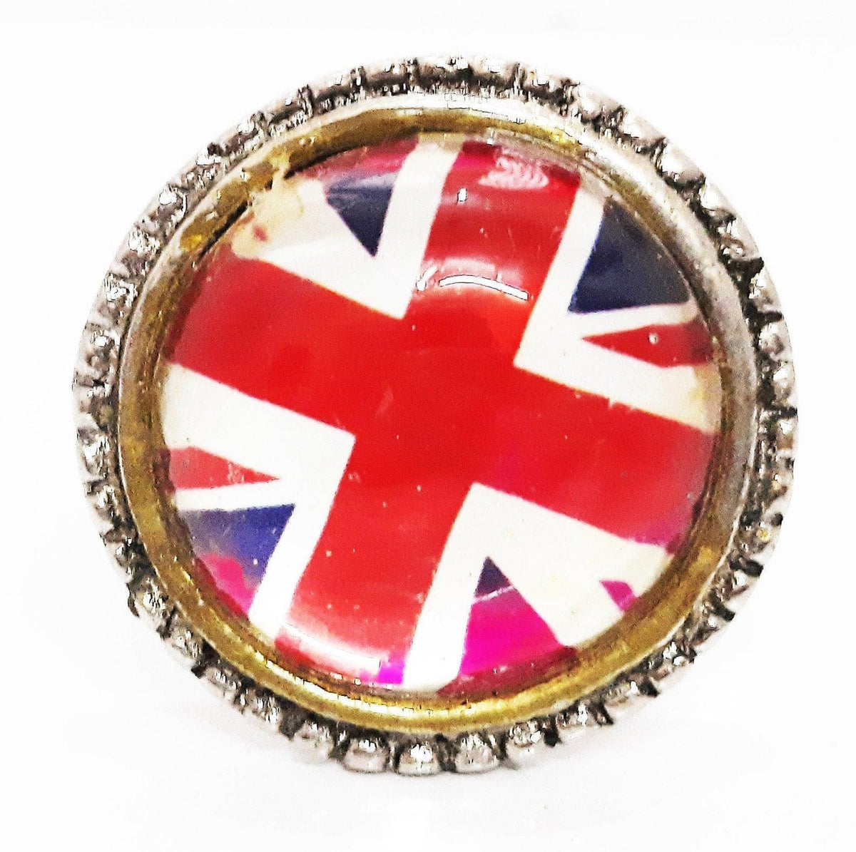 UK Flag Metal Cabinet Knobs - Set of 6