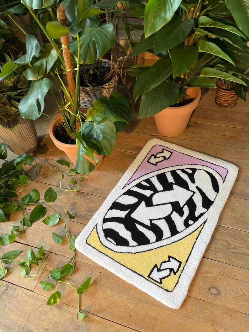 UNO Card Game Accent Rug