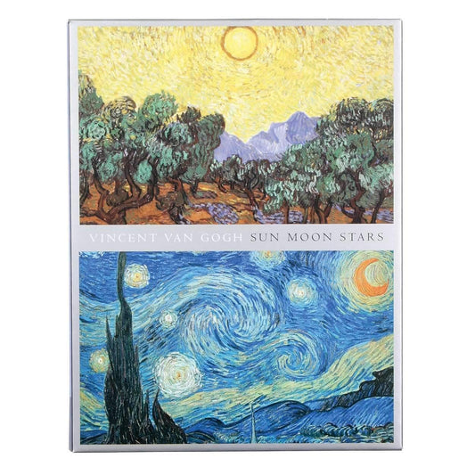 Van Gogh Sun Moon Stars Note Card Portfolio - MAIA HOMES