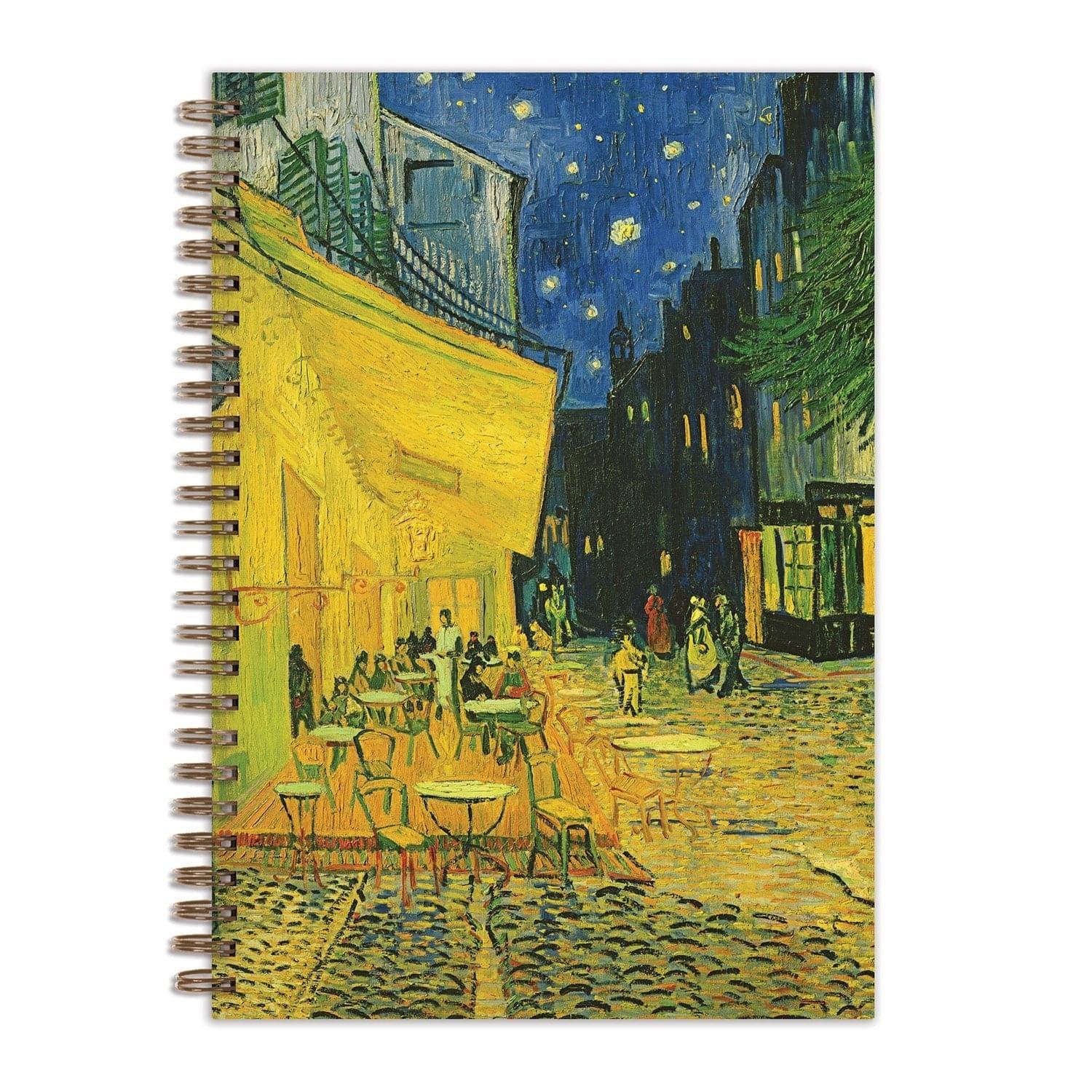 Van Gogh Terrace at Night Wire-O Journal