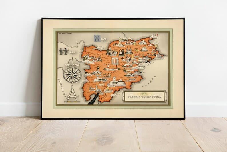 Venice Map Print| Art History