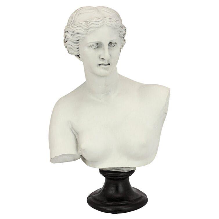 Venus de Milo Bust on Black Stand