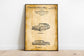 Vintage Car Patent Print| Framed Art Print - MAIA HOMES