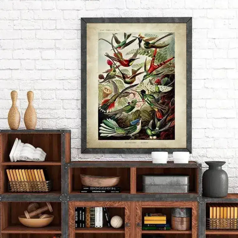 Vintage Ernst Haeckel Biology Botanical Wall Art