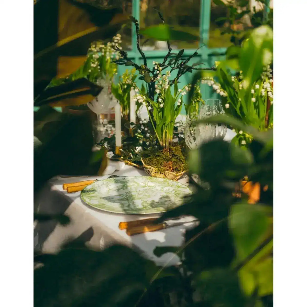 Vintage Inspired Orchid Porcelain Dinnerware