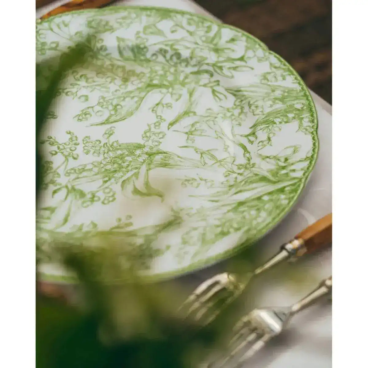 Vintage Inspired Orchid Porcelain Dinnerware