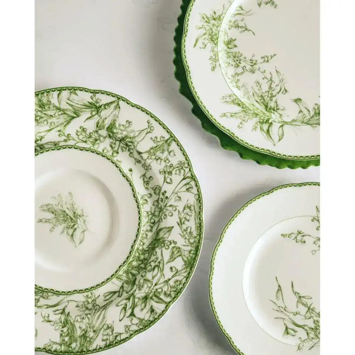 Vintage Inspired Orchid Porcelain Dinnerware