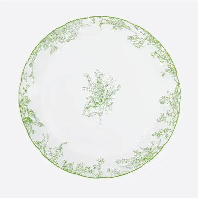 Vintage Inspired Orchid Porcelain Dinnerware 10"