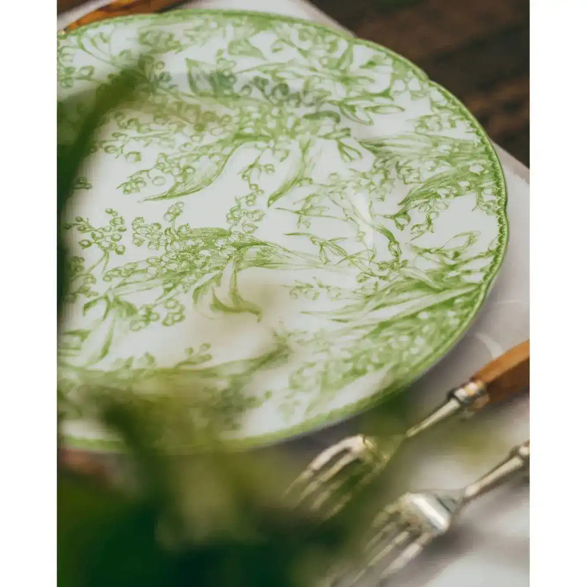 Vintage Inspired Orchid Porcelain Dinnerware
