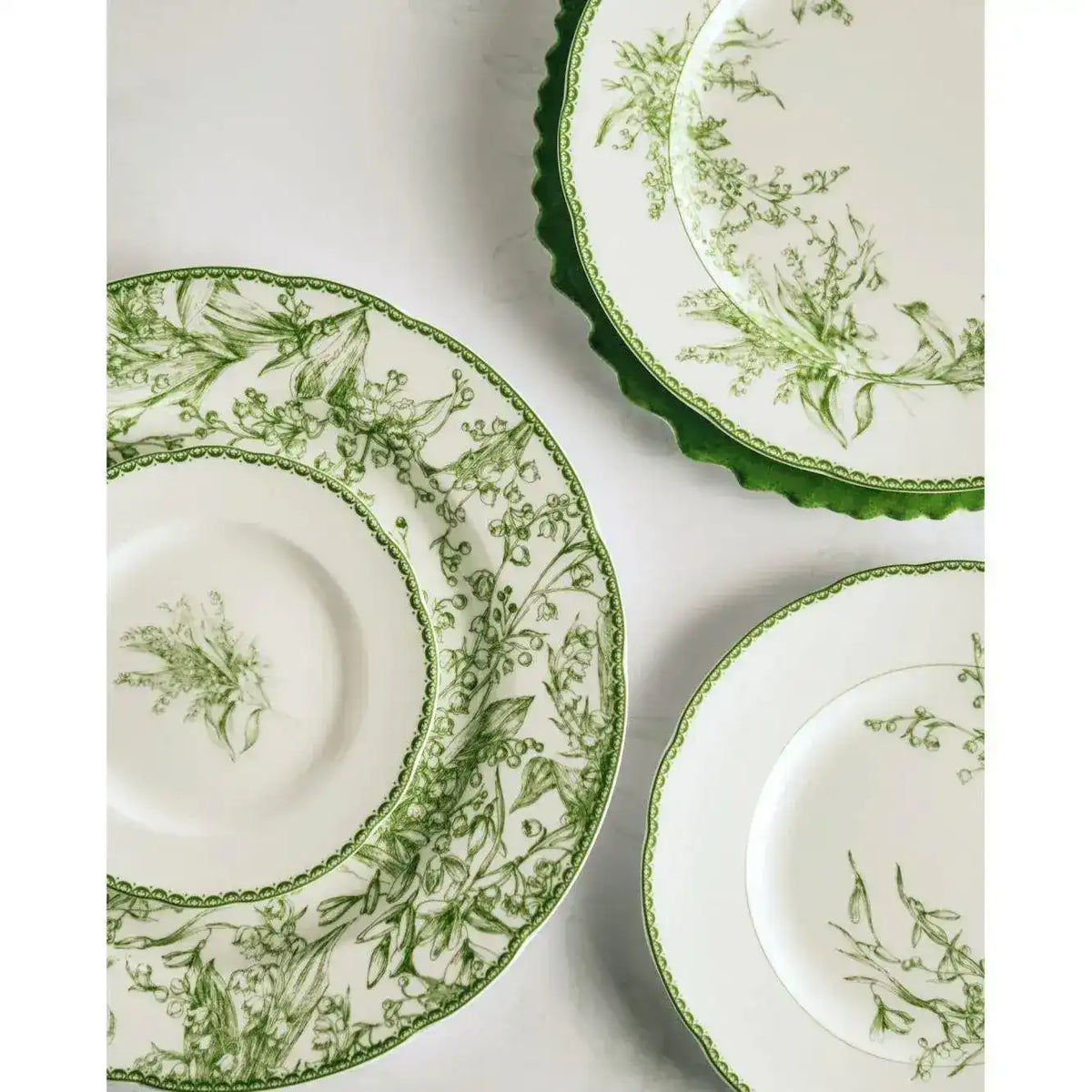 Vintage Inspired Orchid Porcelain Dinnerware