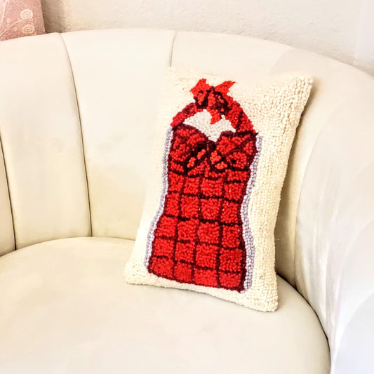 Vintage Red Bathing Suit Accent Pillow - MAIA HOMES