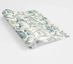 Vintage Wild Forest Life Blue Wallpaper