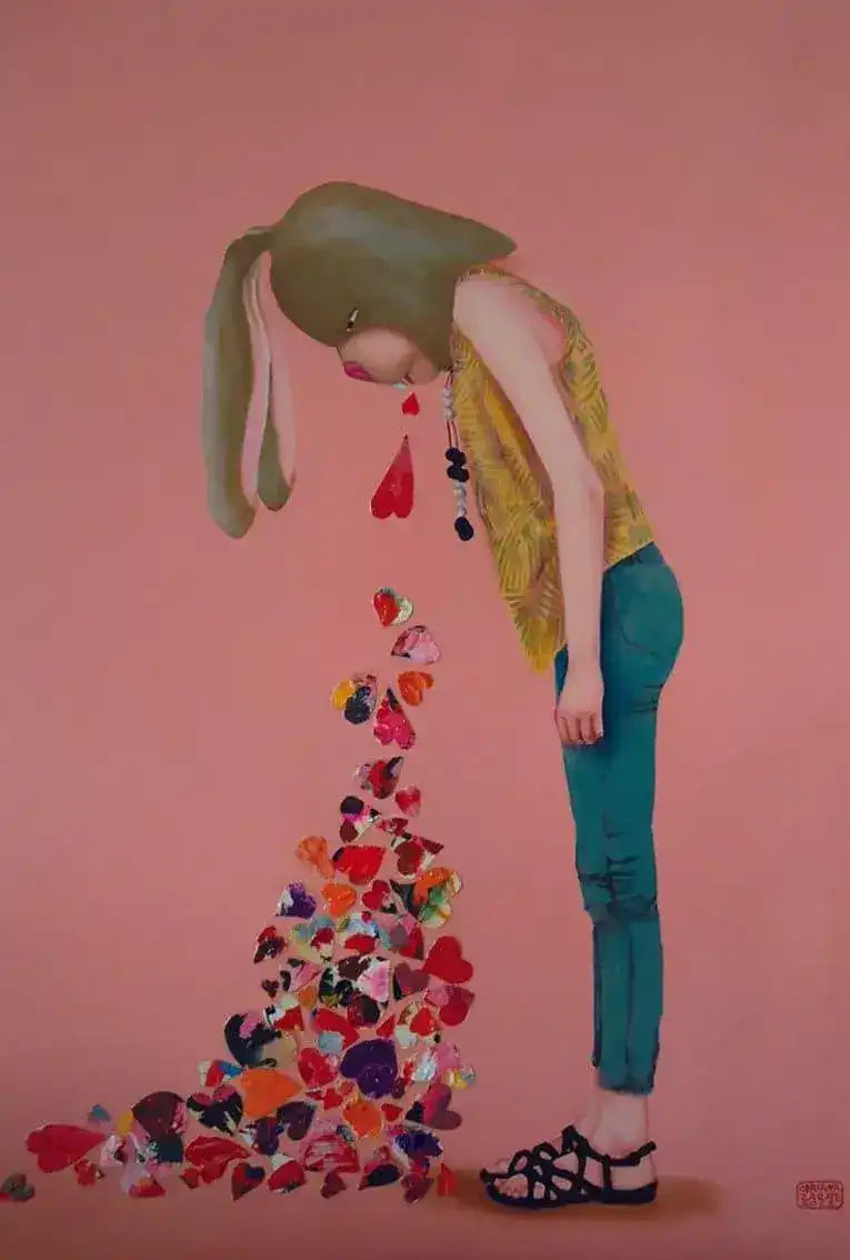 Vomintando Corazones Wall Art