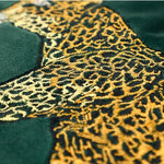 Walking Leopard Velvet Pillow Case