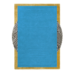 Water Earth and Sun Hand Tufted Wool Rug