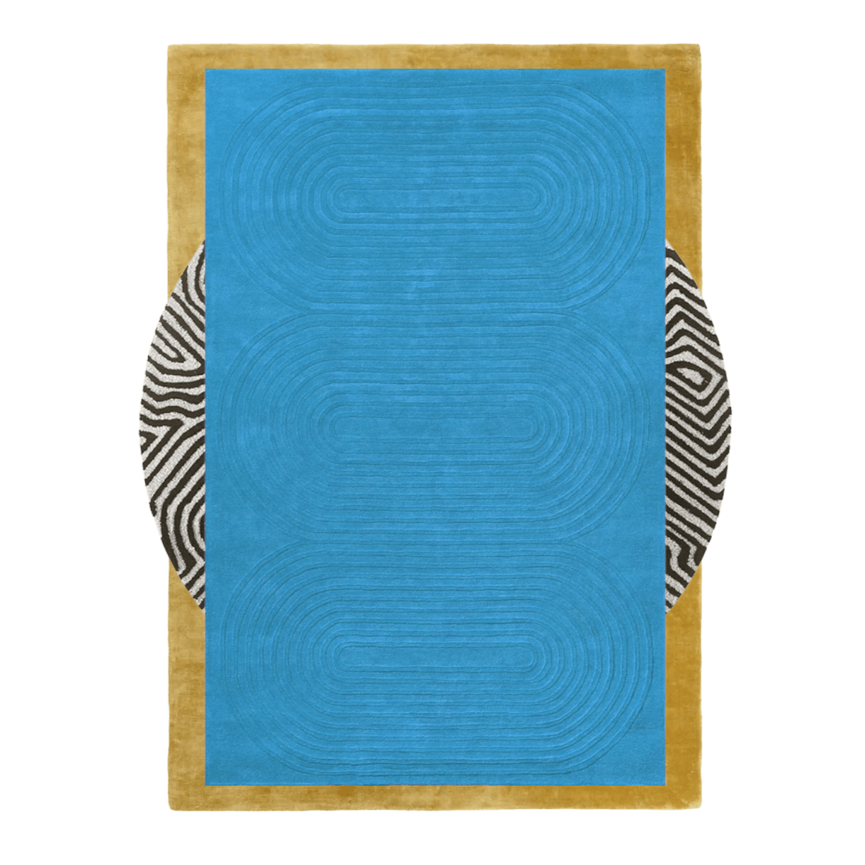 Water Earth and Sun Hand Tufted Wool Rug - MAIA HOMES