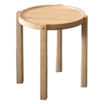 Waverly Side Table | Modern Round Wood Side Table