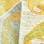 Waves of Amber Hand Spun Wool Hand Knotted Area Rug