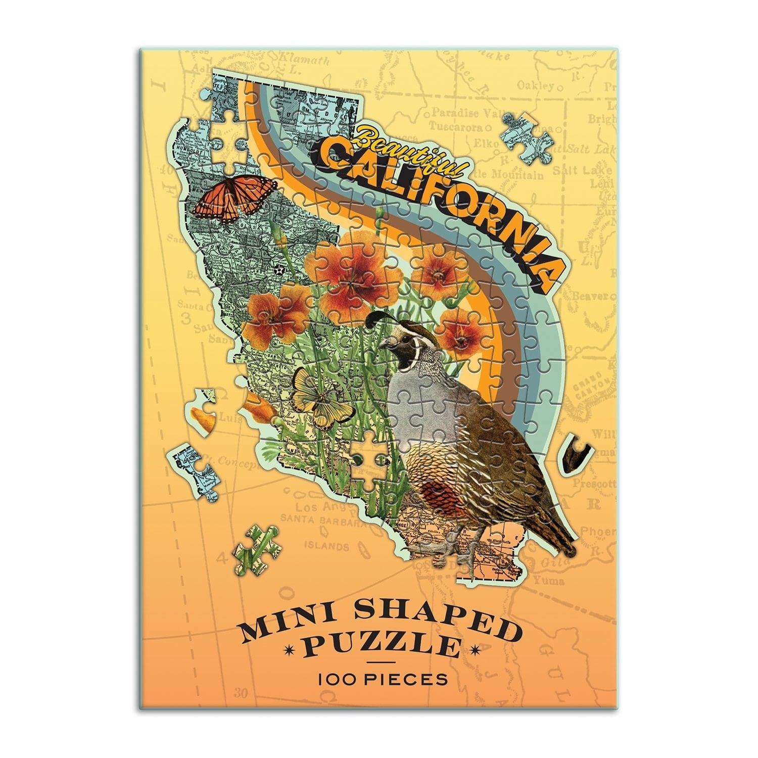 Wendy Gold California 100 Piece Mini Shaped Jigsaw Puzzle