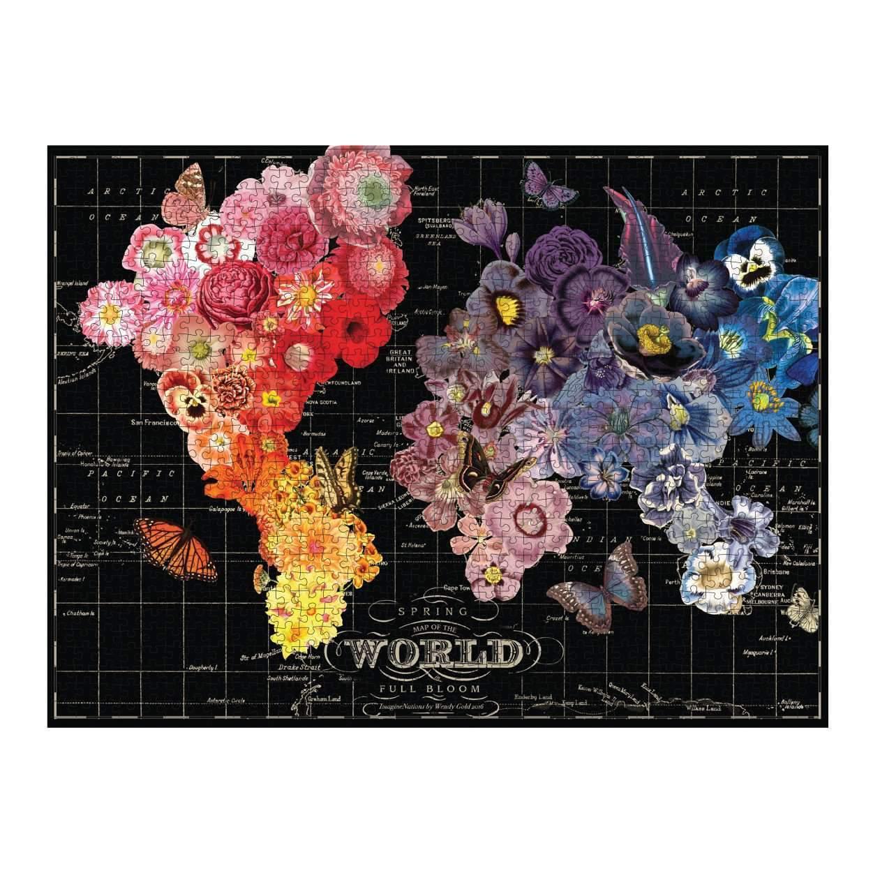 Wendy Gold Full Bloom 1000 Piece Jigsaw Puzzle - MAIA HOMES