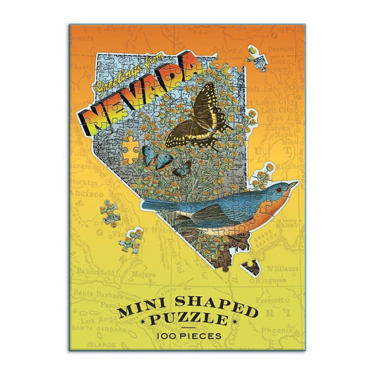 Wendy Gold Nevada 100 Piece Mini Shaped Jigsaw Puzzle - MAIA HOMES