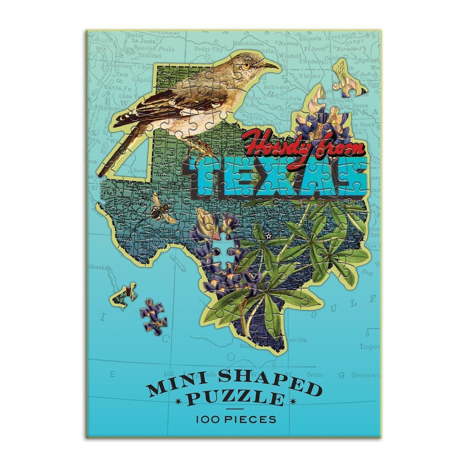 Wendy Gold Texas 100 Piece Mini Shaped Jigsaw Puzzle