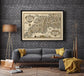 West Country Map Poster| England Old Maps Wall Art - MAIA HOMES