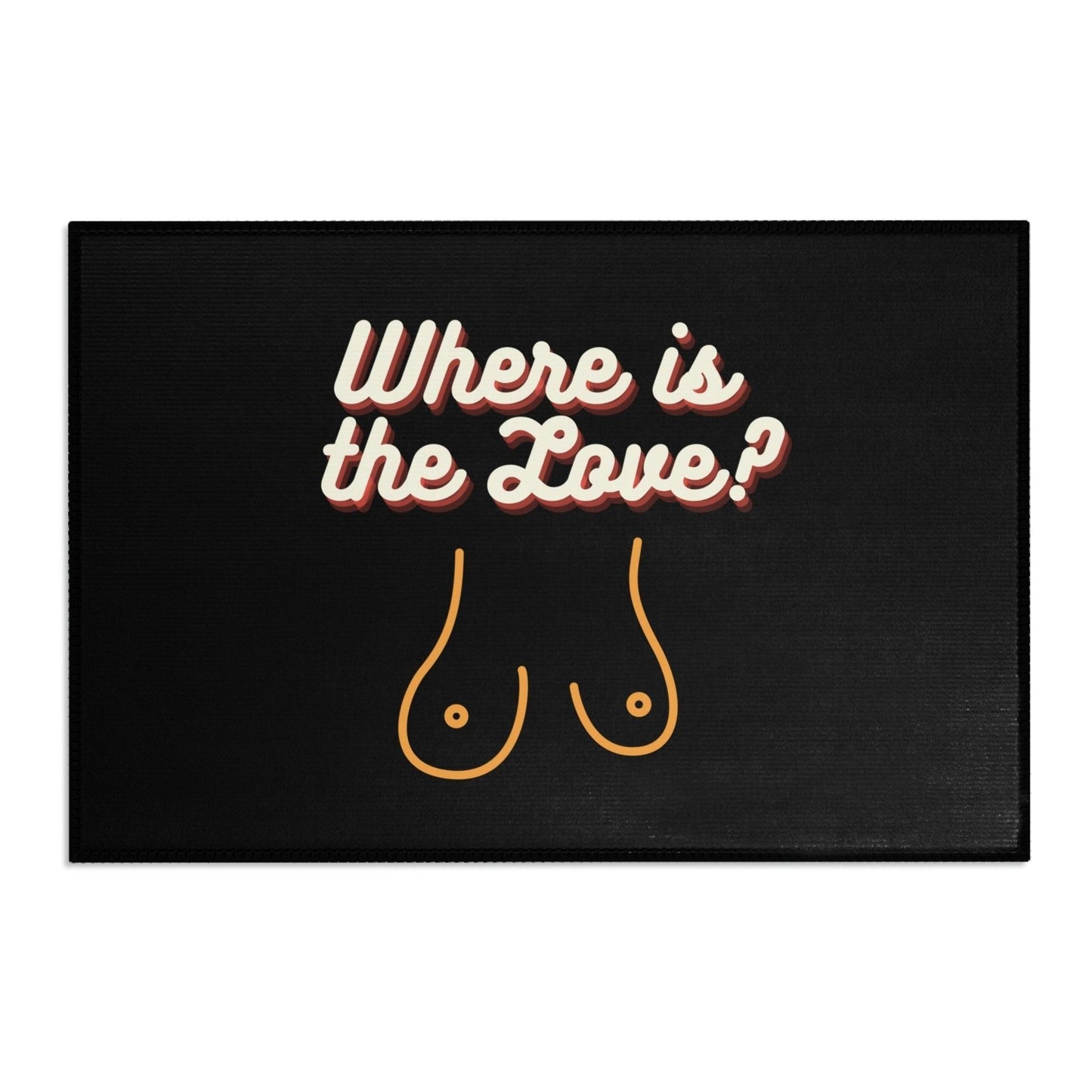 Where is the Love Female Breast Accent Rug - MAIA HOMES