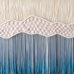 Where The Waves Break Extra Large Dye Macrame Wall Hanging