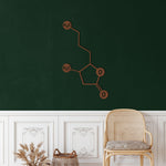 Whiskey Molecule Metal Wall Art