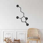 Whiskey Molecule Metal Wall Art