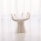 White Pair of Hands Ceramic Accent Stool - MAIA HOMES