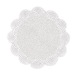 White Pearl Embroidery Placemats