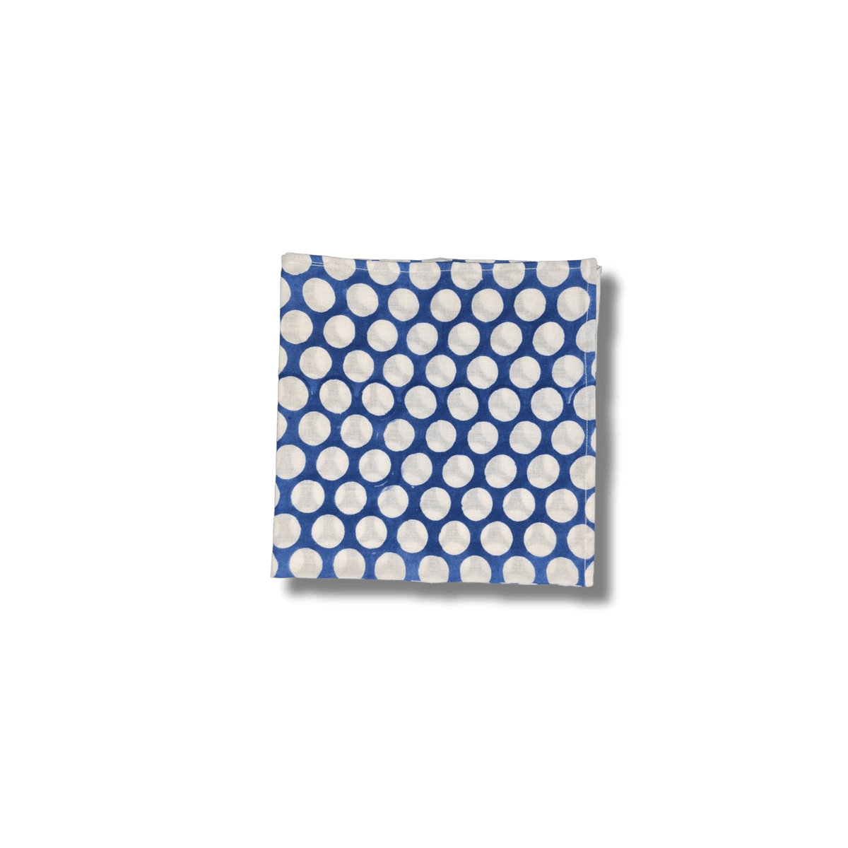 White Polka Dots Cotton Napkins