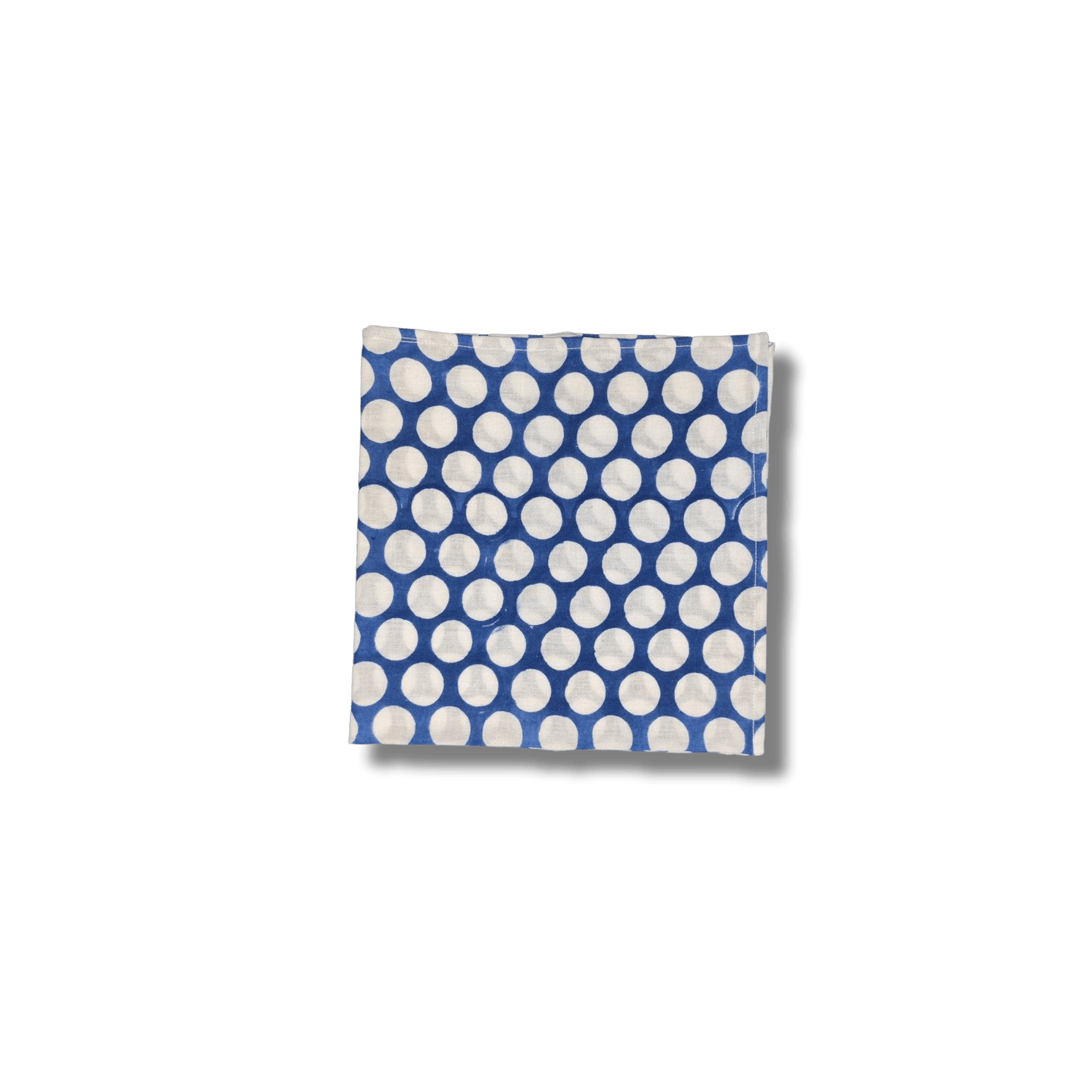 White Polka Dots Cotton Napkins