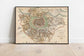 Wien Map Print| Fine Art Prints - MAIA HOMES
