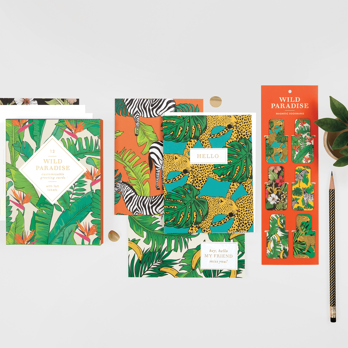 Wild Paradise DIY Greeting Card Folio