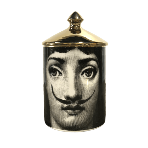 Winking Lina Cavalieri Candle Jar with Gold Lid - MAIA HOMES