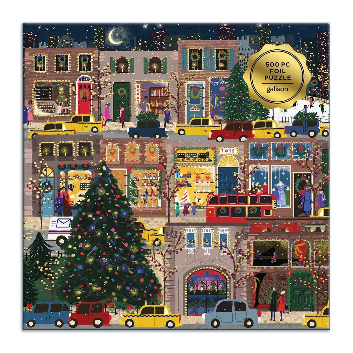 Winter Lights 500 Piece Foil Jigsaw Puzzle