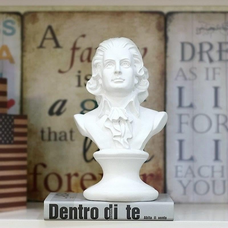 Wolfgang Amadeus Mozart Bust Sculpture