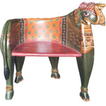 Wooden Elephant Shaped Hand Crafted Maharaja Chair