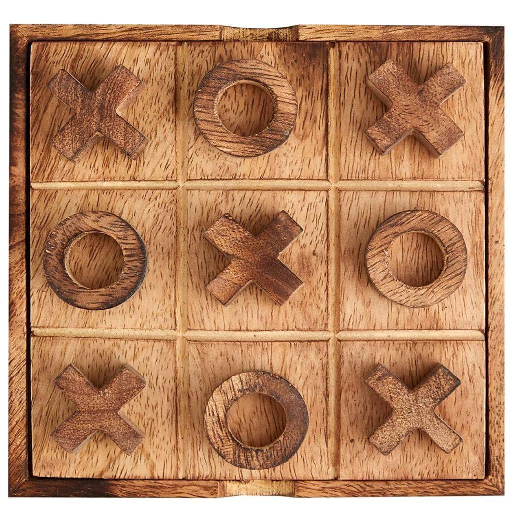 Wooden Tic Tac Toe Board Game