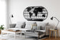 World Map Meridian Metal Wall Art - MAIA HOMES