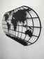 World Map Meridian Metal Wall Art - MAIA HOMES