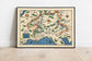 World War 1 Map Print| Poster Print - MAIA HOMES