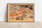 World War 2 Military Map Poster| 4th Armored Division - MAIA HOMES