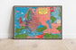 World War ii Pictorial Map| WWii Map - MAIA HOMES