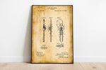 Wrench Patent Print| Framed Art Print