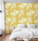 Yellow and White Floral Wallpaper