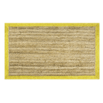 Yellow Bordered Natural Jute Rug